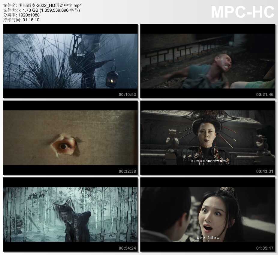 2022年国产古装奇幻片《阴阳画皮》HD国语中字